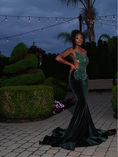 The Emerald Beauty Gown