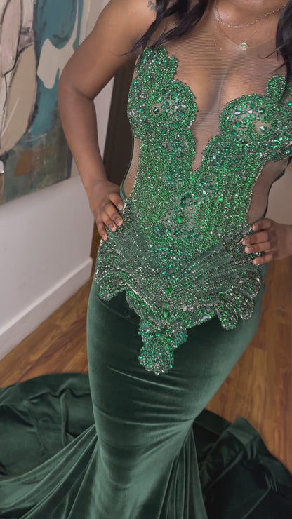 The Emerald Beauty Gown