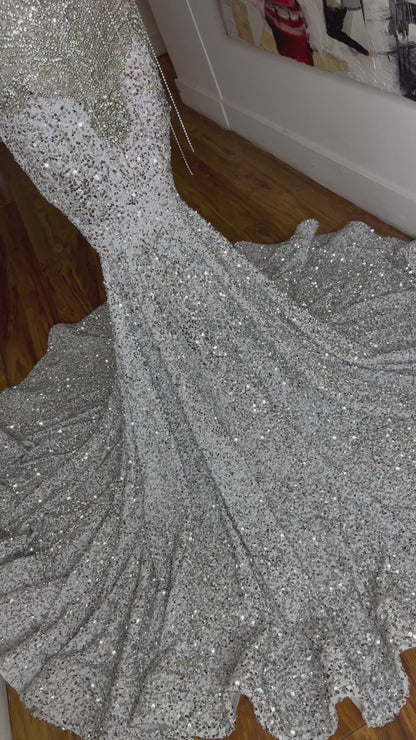 The Silver Sparkle Gown